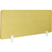 ZIGGY - Bureauscherm - Geel -  130 x 40 cm - Polyester