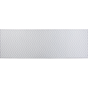 SAIKHEDA  - Vloerkleed - Grijs - 80 x 240 cm - Polyester