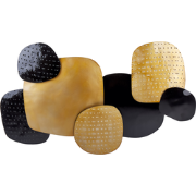 HAFNIUM  - Wanddecoratie - Zwart  - IJzer