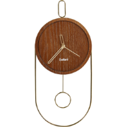 SIERRE - Wandklok - Donkerbruin - MDF