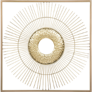 MERCURY  - Wanddecoratie - Goud - Metaal