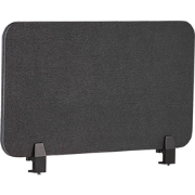 WALLY - Bureauscherm - Donkergrijs - 72 cm - Polyester