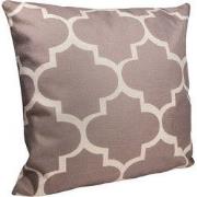 QUVIO Kussenhoes 45 x 45cm Retro jaren '70 patroon - Bruin