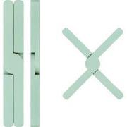 Krumble Opvouwbare siliconen pannenonderzetter - Groen