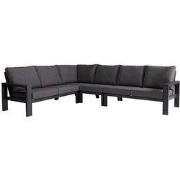 Benton Hoek Loungebank - Antraciet