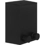 QUVIO Vierkant kastje waslijn uitrekbaar - Zwart