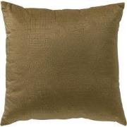 Dutch Decor CROCO - Kussenhoes 40x40 cm – subtiele kroko print - Milit...