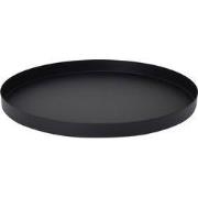 LOFT42 Serva Metalen Dienblad – Zwart – Ø40 cm