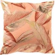 Dutch Decor MAYSA - sierkussen 45x45 cm - bladmotief - Peach Bloom - r...
