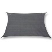 hanSe® Schaduwdoek Rechthoek Waterafstotend 4x5 m Zonnedoek Grijs