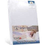 H&D Dubbel Jersey Hoeslaken - Wit Lits-jumeaux 180x200cm - 100% Katoen...