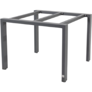 4SO Goa Tafelframe Antracite Met HPL Tafelblad Slate Antracite 95 x 95...