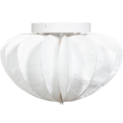 WOOOD Dalia plafondlamp - Papier - Wit - 28xØ40 cm