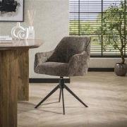 Hoyz Collection - Armstoel Pull Draaibaar - 2 Stuks - Rich Taupe
