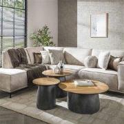 Hoyz Collection - Salontafel Infinite - Gerecycled Teakhout Fineer - S...