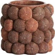 Light & Living - Vaas SEA URCHIN - Ø20.5x18cm - Rood
