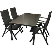 Cubic dining set cubic tafel met 4 x easy stoel