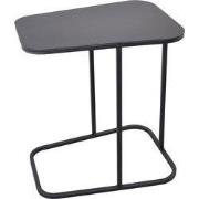 LOFT42 Inris Bijzettafel - Metaal - Mat Zwart -51x35x55