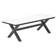 Marbella Tuintafel Venice White 240x100 cm