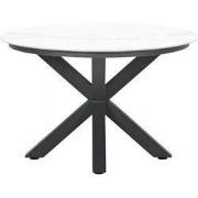 Lowland Tuintafel Venice White dia. 120 cm