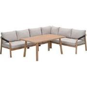 Monti Lounge- diningset 5 dlg Gobi Sand