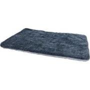 Boon plaid supersoft 85x60 cm grijs/grijs
