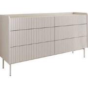 Meubella - Ladekast Livako - Beige - 153 cm
