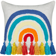 DORSTENIA - Sierkussen - Gebroken wit - 45 x 45 cm - Katoen