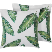 DIANELLA  - Sierkussen set van 2 - Groen - 45 x 45 cm - Polyester