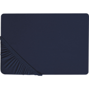 HOFUF - Laken - Marineblauw - 90 x 200 cm - Katoen