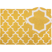 SILVAN - Laagpolig vloerkleed - Geel - 160 x 230 cm - Wol