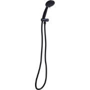 MACAY - Douchekop met doucheslang - Zwart - ABS kunststof