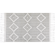 TABIAT - Vloerkleed  - Wit - 80 x 150 cm - Synthetisch materiaal