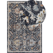 MALISHKA - Vintage vloerkleed - Blauw - 160 x 230 cm - Polypropyleen