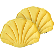 CONSOLIDA - Sierkussen set van 2 - Geel - Fluweel