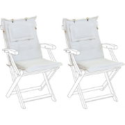 MAUI - Zitkussen set van 2 - Gebroken wit - 40 x 54 cm  - Polyester