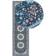 GEDIZ - Loper tapijt - Blauw - 60 x 200 cm - Polyester