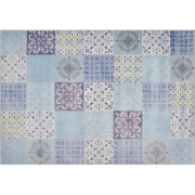 INKAYA - Laagpolig vloerkleed - Lichtgrijs - 160 x 230 cm - Polyester