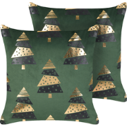 GOLDSPRUCE - Sierkussen set van 2 - Groen - Fluweel