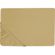 JANBU - Laken - Olijfgroen - 90 x 200 cm - Katoen