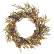 CAMRUN - Krans - Groen -  45 cm - Synthetisch