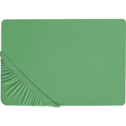 JANBU - Laken - Groen - 90 x 200 cm - Katoen