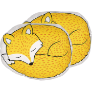 DHANBAD  - Sierkussen set van 2 - Geel - 50 x 40 cm - Katoen