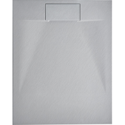 AZZURRO - Douchebak - Grijs - 100 x 80 x 3 cm - SMC (kunststof)