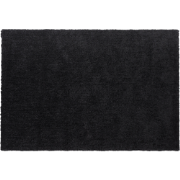 DEMRE  - Shaggy vloerkleed - Zwart - 140 x 200 cm - Polyester