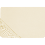 JANBU - Laken - Beige - 160 x 200 cm - Katoen
