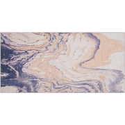 GEBZE - Laagpolig vloerkleed - Lichtgrijs - 80 x 150 cm - Polyester