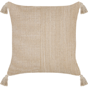 ARALIA  - Sierkussen - Beige - 45 x 45 cm - Katoen