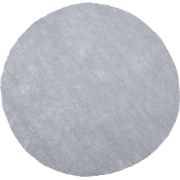 DEMRE  - Shaggy vloerkleed - Lichtgrijs - 140 cm - Polyester