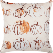 CUCURBITA  - Sierkussen - Beige - 45 x 45 cm - Fluweel